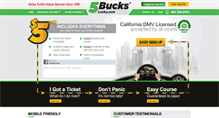 Desktop Screenshot of 5buckslucky.com